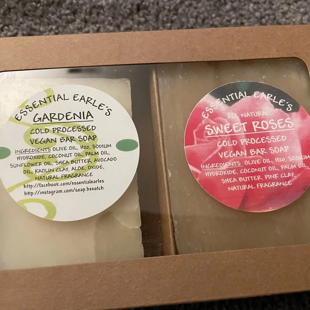 Soap and soap holder